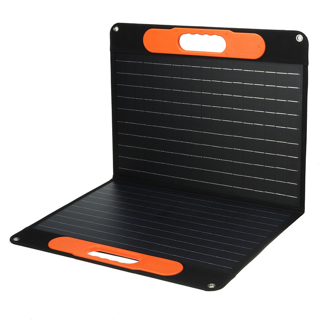Portable 60W 80W 100W 120W Solar Panel for Fast Charging for Camping Outdoor Activities N-Type Folding Bag