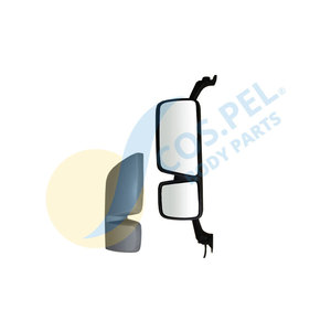 กระจกมองหลังมืออาชีพ LH (สีเทา) สำหรับ actros MERCEDES-BENZ | MP3สำหรับการเปลี่ยน/ซ่อมแซม - Product Image 1