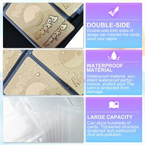 Álbum de Cartas Coleccionables de PU con 4 o 9 Bolsillos, para 400 o 900 Cartas Poké<span class=keywords><strong>mon</strong></span>, con Fundas Protectoras - Product Image 2