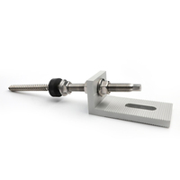 Échantillon disponible, MOQ personnalisé, kit de fixation en L anti-corrosion pour système de support photovoltaïque, crochet de suspension pour toit solaire SECARE