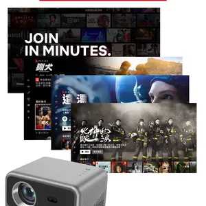 H10 Smart Android 10.0 double bande Wifi 3D 4K projecteur vidéo Home cinéma 1080P Autofocus LCD projecteur scellé lumière machine