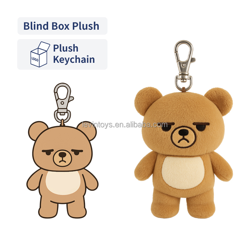 Custom Blind Box Bear Plush Keychain