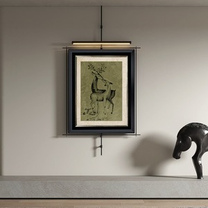 Poster Gatto di <span class=keywords><strong>Van</strong></span> <span class=keywords><strong>Gogh</strong></span> <span class=keywords><strong>Notte</strong></span> <span class=keywords><strong>Stellata</strong></span>, Stampa d'Arte di Lusso con Cornice e Base di Supporto per Camera <span class=keywords><strong>da</strong></span> Letto, Soggiorno, Bagno, Decorazione Estetica - Product Image 4