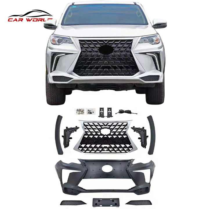 The Best Sale Auto Parts For Toyota Fortuner 2016 2018 change lexus model body kit