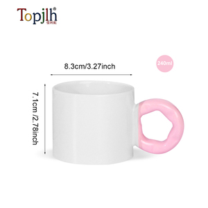 Topjlh Vente <span class=keywords><strong>en</strong></span> <span class=keywords><strong>gros</strong></span> <span class=keywords><strong>Tasse</strong></span> <span class=keywords><strong>en</strong></span> céramique personnalisée 250 ml avec poignée tournesol, <span class=keywords><strong>impression</strong></span> <span class=keywords><strong>photo</strong></span> et logo personnalisés, <span class=keywords><strong>tasse</strong></span> vierge pour sublimation <span class=keywords><strong>en</strong></span> <span class=keywords><strong>gros</strong></span> - Product Image 4