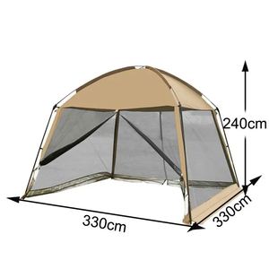 Tente de protection murale en maille filet pour maison, terrasse, camping et activités de plein air - Product Image 2