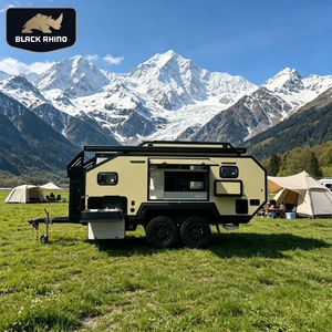 <span class=keywords><strong>Caravane</strong></span> tout-terrain Husvagn pour famille, <span class=keywords><strong>caravane</strong></span> de voyage tout-terrain à <span class=keywords><strong>double</strong></span> essieu, capacité 6 personnes avec toilettes - Product Image 1