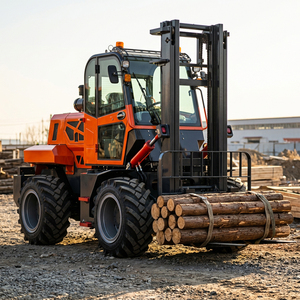 世界トップセラー全地形対応フォークリフトトラック4輪駆動屋外悪路走行用CE EPAエンジン搭載ディーゼルフォークリフト - Product Image 1