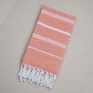 Custom Good Quality Pure Cotton Multi-Size Colorful Jacquard Stripe Turkish <b>Beach</b> <b>Towel</b> With Tassel and <b>Pocket</b> - Product Image 2