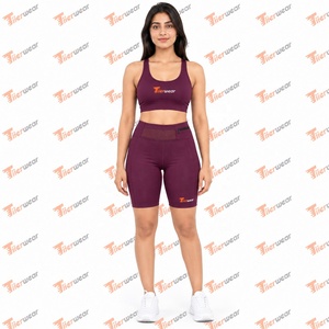 Shorts de compression pour femmes, taille mi-haute, coupe ajustée, respirants, séchage rapide, pour la gym, l'entraînement, la course, le cyclisme et les activités sportives - Product Image 2