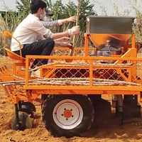 Planteuse de manioc multifonctionnelle à 2 rangs, 100 CV, fonctionnant avec un tracteur, planteuse de tiges de manioc, semoirs et transplanteurs