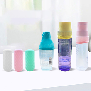 Housses de bouteilles de voyage en silicone anti-fuite, protections élastiques réutilisables pour articles de toilette, pour des voyages sans fuites - Product Image 2