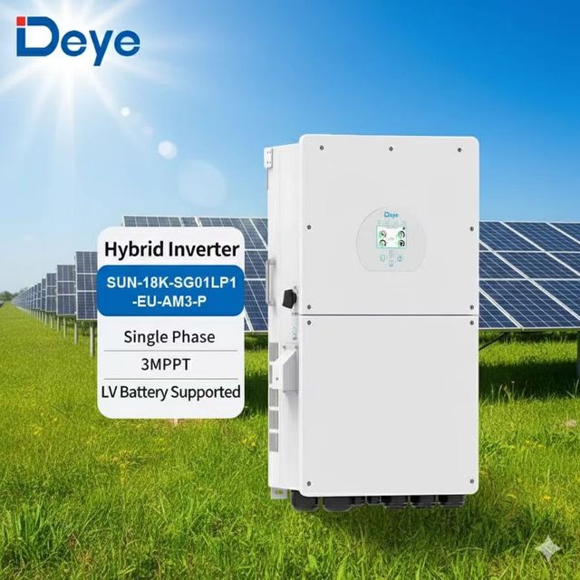 Deye Single Phase SUN-18K-SG01LP1-EU-AM3-P Hybrid Inverter 48V Low Voltage 10kw 12kw 14kw 16kw 18kw 20kw EU Model 220v/230v