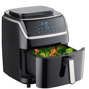 Hàng Mới Về Máy Nướng Bánh Rán Không Khí Chạy Điện Điều Khiển Kỹ Thuật Số Nồi Chiên Không Khí Điện Dung Tích 1800W 6L 8L Thiết Kế Mới - Product Image 2