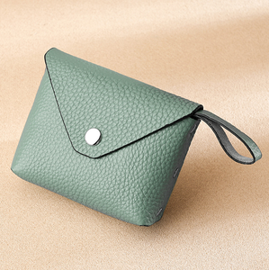 Porte-monnaie portable en cuir véritable pour femme, petit format, avec porte-cartes d'identité et rangement pour pièces de monnaie - Vente chaude - Product Image 6