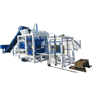 Shiyue Factory Produces Automatic Hydraulic QT4-18 Hollow Brick Solid Brick Road Edge Machine Paver Hollow Block Sales Machine