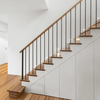 Escalier élégant et moderne PRIMA avec rampe et main courante, ensemble d'escalier intérieur pour maison, prix d'usine