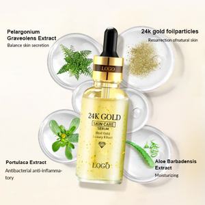 Suero Facial de Oro 24k de Marca Personalizada, Blanqueador, Hidratante, con Ácido Hialurónico, Productos de Belleza Coreanos para el Cuidado de la Piel - Product Image 4