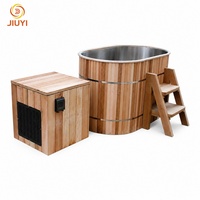 Bain de glace commercial en acier inoxydable résistant à la corrosion avec refroidisseur pour salle de sauna