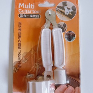 Enrollador de cuerdas de guitarra 3 en 1 con cortador y extractor de clavijas para cambio de cuerdas de guitarra eléctrica - Product Image 4