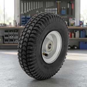 Caldwell Premium Heavy-Duty 4-Ply Butyl Rubber Inner Tube Pneumatic Tire <b>Wheel</b> Combo Pack Steel/<b>Plastic</b> Rim Customizable for - Product Image 2