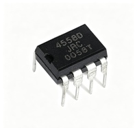 Circuit intégré amplificateur opérationnel double NJM4558D DIP-8 pour l'audio grand public