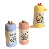Nouvelle Tasse Thermos Isotherme Portable Mignonne pour Filles, en Acier Inoxydable 316, Motif Dessin Animé, Qualité Alimentaire, Maintien Thermique 6-12 Heures