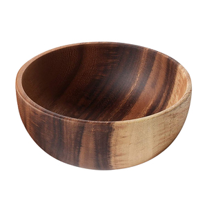 Guansen Tùy Chỉnh Rắn Keo Gỗ Trái Cây Bát Salad Thân Thiện Với Môi Đồ Dùng Nhà Bếp Bền Vững Tính năng Bao Gồm Biểu Tượng Tùy Chỉnh - Product Image 2