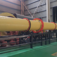 Séchoir rotatif 1,8x20m Hongke, prix usine, pour boues de charbon et boues industrielles minières, chauffage au gaz, équipement de séchage en acier au carbone