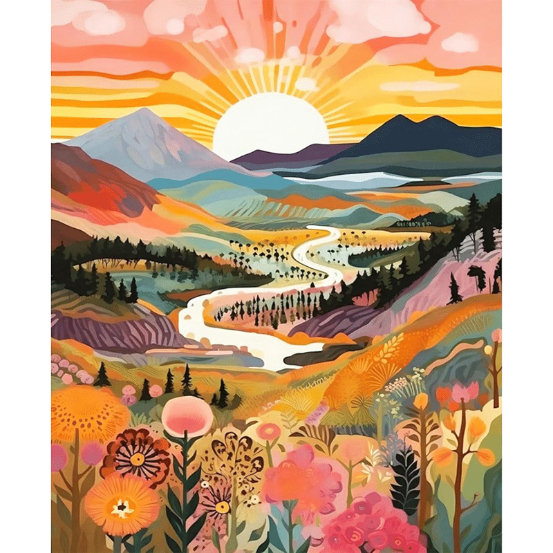 Montagnes colorées 1