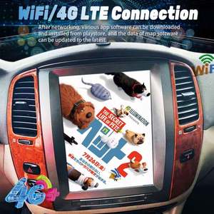 Radio para Auto con Pantalla Tesla de 8G+256G, Reproductor Multimedia Estéreo, GPS, Navegación para Lexus LX470 Toyota Land Cruiser LC100 2002-2007 - Product Image 4