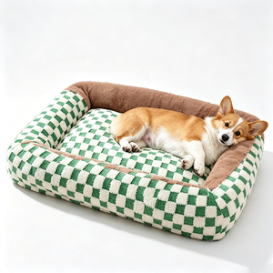 Checkerboard Square <b>Nest</b> Soft Large Pet <b>Bed</b> Deep Sleep Cat <b>Nest</b> Dog <b>Nest</b> Winter Warm Pet Pad Cross Border - Product Image 6