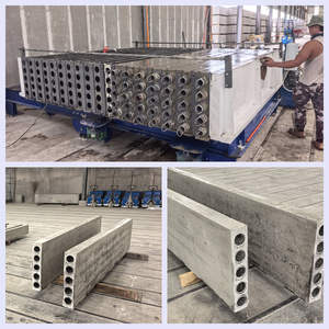 آلة صنع ألواح الجدران الخرسانية المجوفة، خط إنتاج أوتوماتيكي للألواح بنظام التحكم المنطقي القابل للبرمجة، آلة الخرسانة مسبقة الصنع من ماركة LIBO - Product Image 4