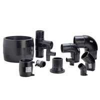 PE100 125mm SDR11 Pn16 Conector rápido Suministro de agua Drenaje Nombres Socket HDPE Accesorio Electrofusión Butt Fusion Pipe Fitting