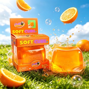 Juguetes Sensoriales Antiestrés de Maltosa en Forma de Cubo de Hielo Grande para Niños, Cubos de Maltosa para Aliviar el Estrés y la Ansiedad - Product Image 3