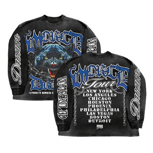 Sudadera de Forro Polar Lisa con Cuello Redondo y Manga Larga para Hombre, Cómoda para Uso Diario, Proveedor Mayorista de Sudaderas Estampadas - Product Image 1