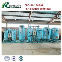 Ligne complète de production d'oxygène industriel 3-200 nm/h PLC SIEMENS Pureté 96% pour soudage et découpe