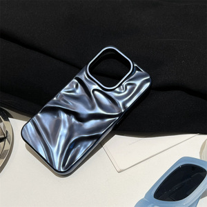 Cubierta de onda protectora completa suave de lujo para <span class=keywords><strong>iPhone</strong></span> <span class=keywords><strong>11</strong></span> 12 13 14 15 16 PRO MAX Wrinkles Cases - Product Image 5
