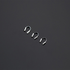 Fornituras de Joyería de Plata de Ley S925, Protectores de Alambre, Cierres en Forma de U, Conectores de Lazo para Fabricación de Joyería con Cadenas DIY - Product Image 5