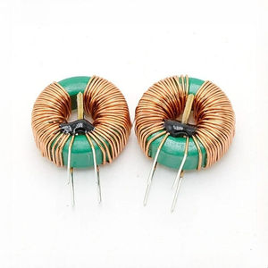 Inductor de modo común 18*10*7 - 20MH, diámetro de cable de 0.5, corriente de 4A, anillo verde, filtro EMC en forma de anillo, bobina inductora - Product Image 2