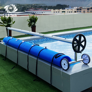 Rodillo Manual <span class=keywords><strong>de</strong></span> acero inoxidable Water Crown Factory, herramienta <span class=keywords><strong>de</strong></span> <span class=keywords><strong>cubierta</strong></span> <span class=keywords><strong>de</strong></span> piscina extraíble <span class=keywords><strong>de</strong></span> PE portátil y accesorio para uso <span class=keywords><strong>de</strong></span> <span class=keywords><strong>cubierta</strong></span> <span class=keywords><strong>de</strong></span> película - Product Image 1
