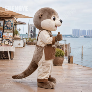 <span class=keywords><strong>Costume</strong></span> de mascotte <span class=keywords><strong>d</strong></span>'otter de mer sur mesure de haute qualité de l'usine Shengye, costumes de vie marine <span class=keywords><strong>pour</strong></span> les magasins, <span class=keywords><strong>Halloween</strong></span>, fêtes de Noël - Product Image 2