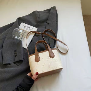 달콤한 소녀 가방 작은 사각형 가방 핑크 우아한 정교한 버킷 가방 새로운 스타일 고급 고급 절묘한 틈새 트렌드 - Product Image 5