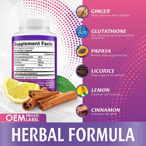 Oem Glutathion Huid <span class=keywords><strong>Whitening</strong></span> <span class=keywords><strong>Capsule</strong></span> Huidverzorgingspillen L-Glutathion Capsules - Product Image 6