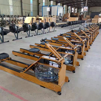 Rameur à eau NO.2, équipement de cardio-training pour salle de sport, rameur à eau en bois pliable, machine à ramer pliable, entraînement cardiovasculaire