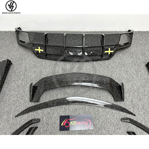 Kits de Carrocería de Fibra de Carbono Forjada Estilo Topcar para Lambo URUS 2018-2019, Difusor Delantero de Carbono, Alerón Trasero, Parachoques, Faldones Laterales - Product Image 3