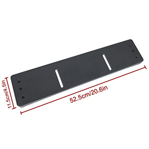 Soporte de Matrícula de Plástico Negro Estándar Europeo para Automóvil - Product Image 4