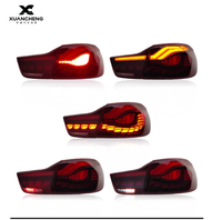 Accessoires de voiture, feux arrière LED pour BMW Série 4 GTS F32/F82 et F33 F35, feux arrière transparents (2013-2016)