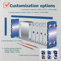 Échangeur de chaleur à plaques multi-sections de précision intégré pour la pasteurisation éclair et les unités de gestion thermique sanitaire
