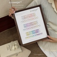 Nouvelle collection Suuseegel, ensemble de vernis à ongles gel effet œil de chat 36 couleurs, non toxique, longue durée, vernis à ongles gel UV pour salon de manucure